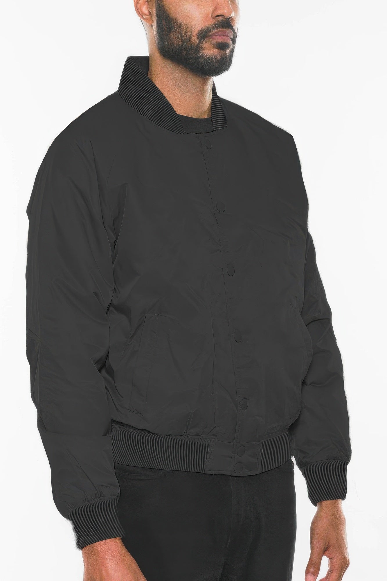 Mens Polyester Windbreaker Winter Bomber Jacket - Tigbul's Variety Fashion Shop