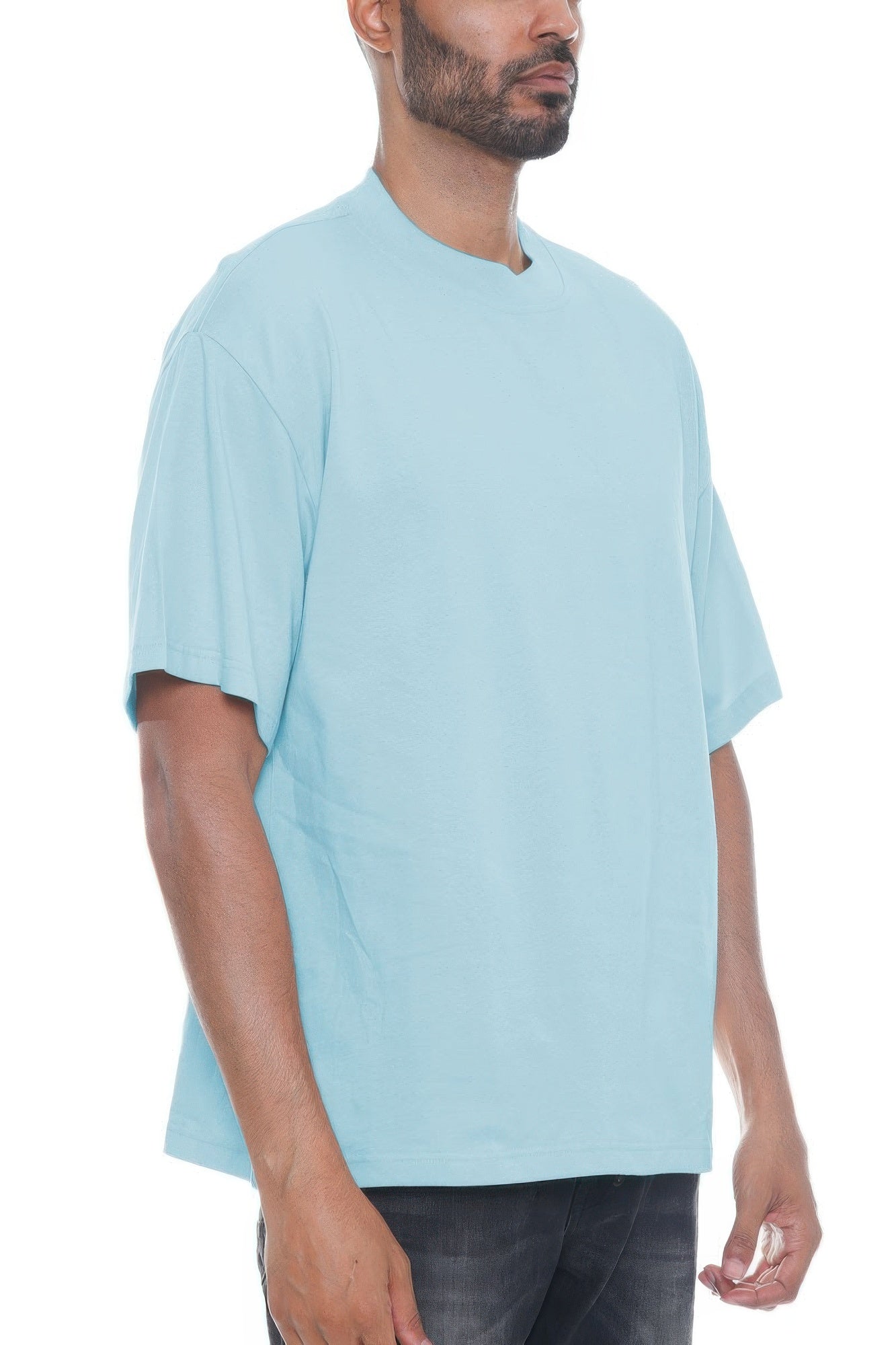 Premium Cotton Drop Shoulder Tee - Tigbul's Variety Fashion Shop