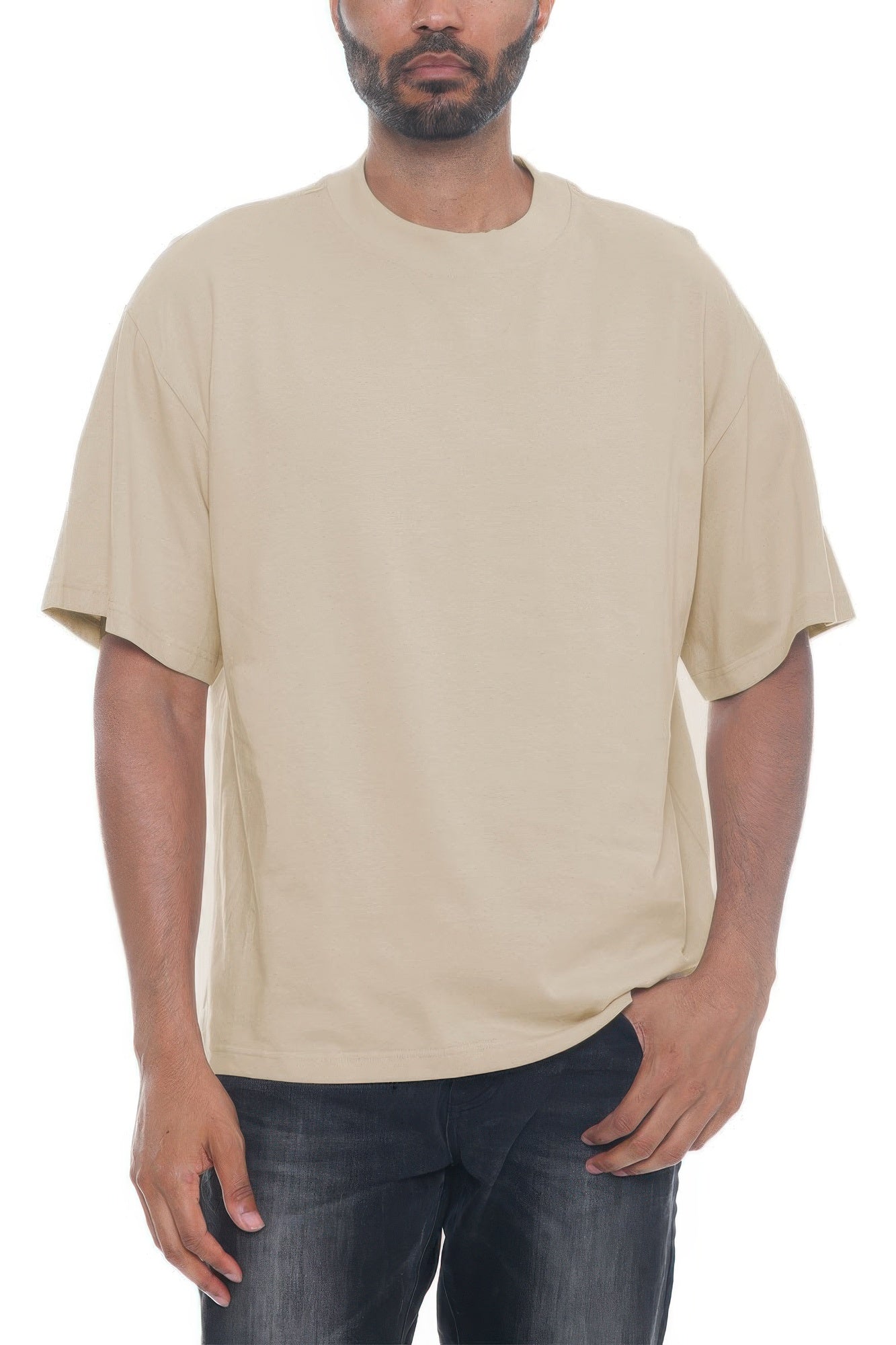 Premium Cotton Drop Shoulder Tee - Tigbul's Variety Fashion Shop