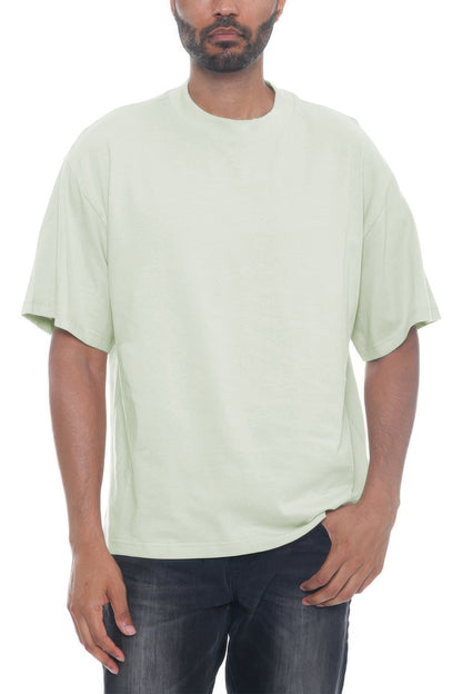 Premium Cotton Drop Shoulder Tee - Tigbul's Variety Fashion Shop