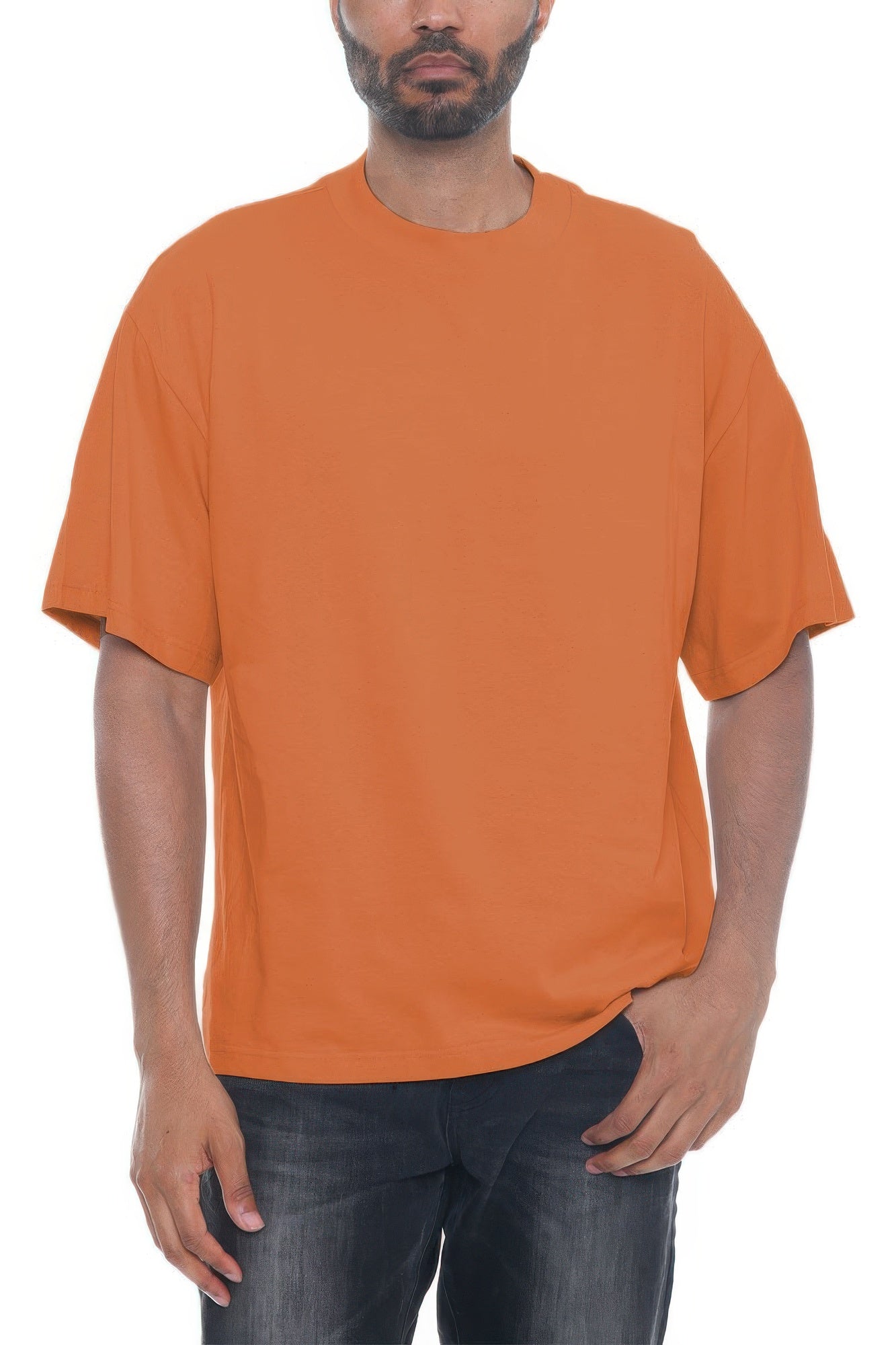 Premium Cotton Drop Shoulder Tee - Tigbul's Variety Fashion Shop