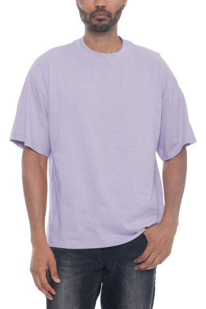 Premium Cotton Drop Shoulder Tee - Tigbul's Variety Fashion Shop