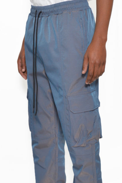 Peacock Iridesceint Jogger Pants - Tigbul's Variety Fashion Shop