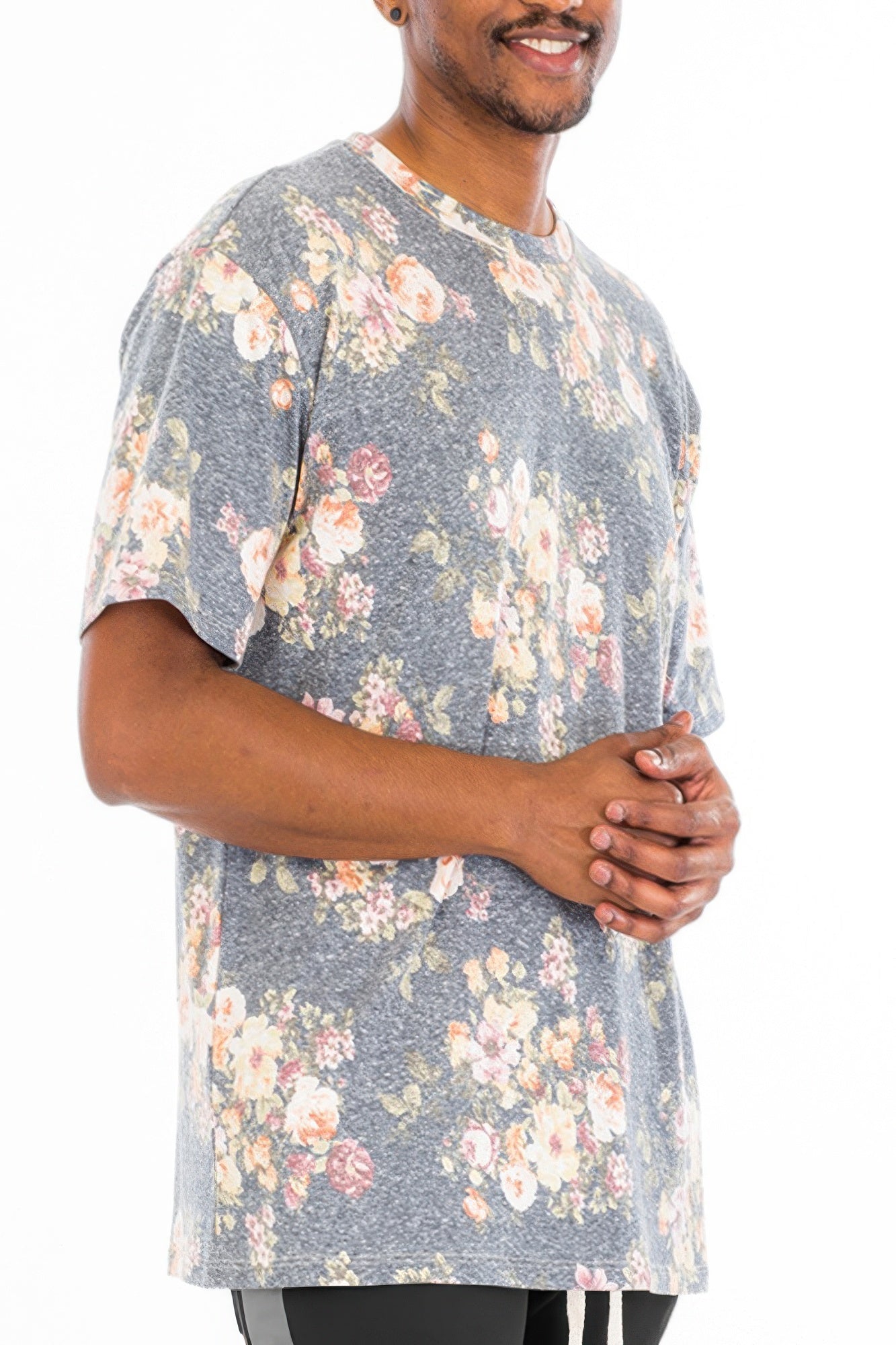 Heathered Floral T-shirt | Tigbuls Variety Fashion Shop