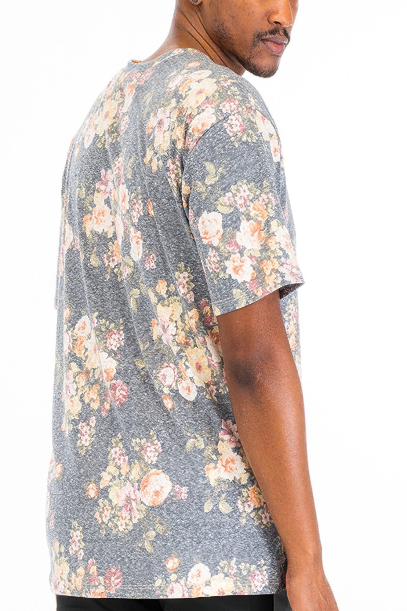 Heathered Floral T-shirt | Tigbuls Variety Fashion Shop
