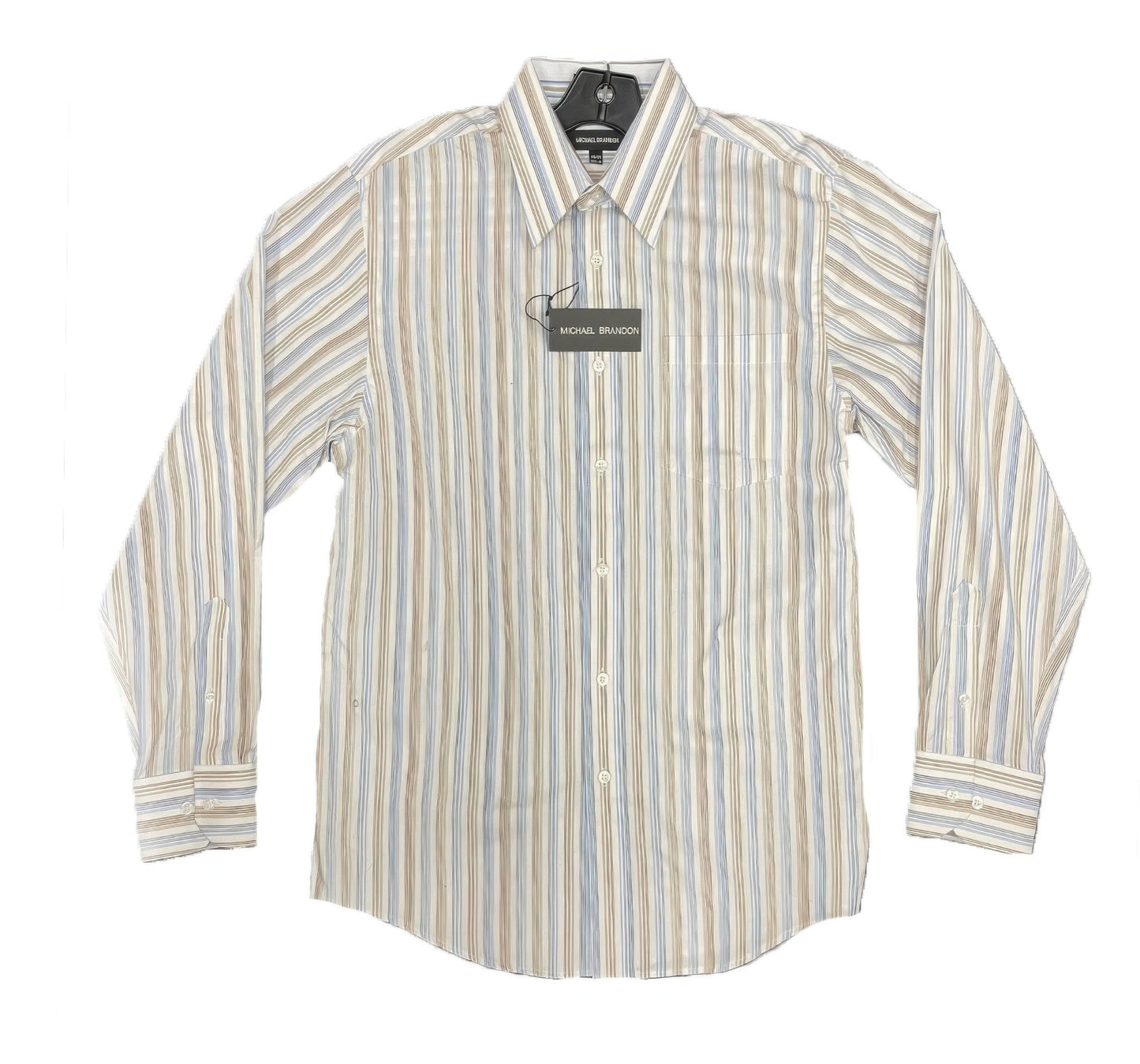 Michael Brandon Long Sleeve Striped Shirt - Tigbul's Variety Fashion Shop