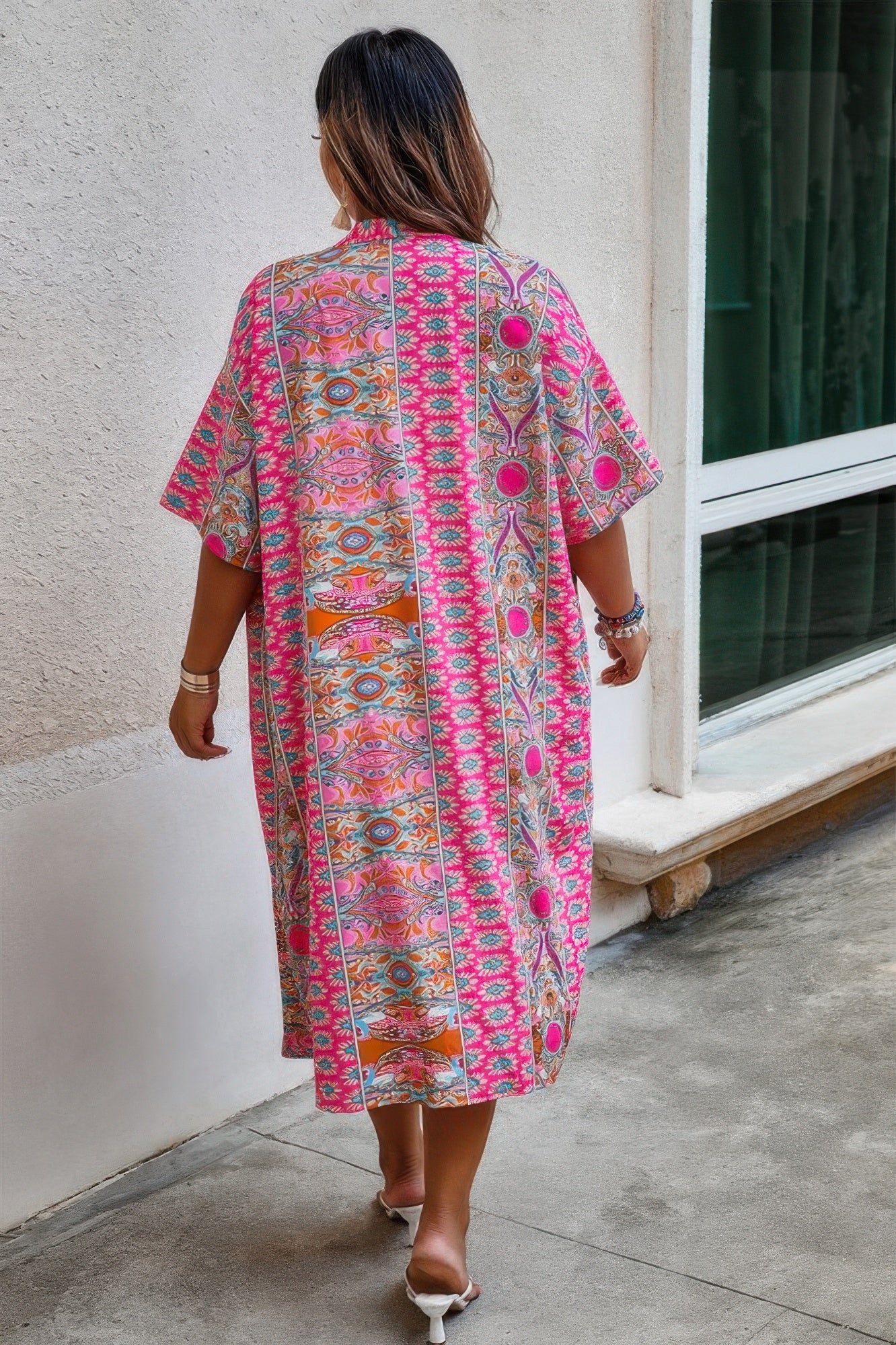 Plus Size Two Pieces Printed Elastic Waist Sets - Tigbul's Variety Fashion Shop