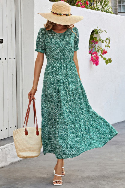 Animal Print Color Block Ruched Fit Dress - Tigbul's Variety Fashion Shop