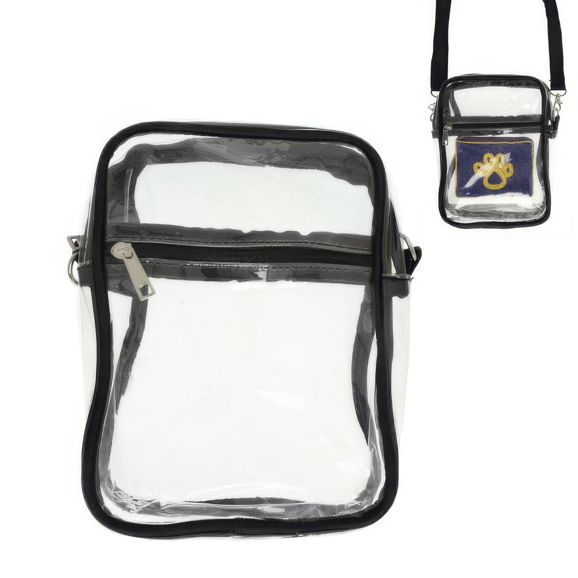 Transparent Stadium Clear Crossbody Bag - Tigbul's Variety Fashion Shop