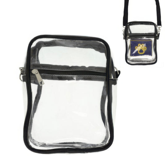 Transparent Stadium Clear Crossbody Bag - Tigbul's Variety Fashion Shop