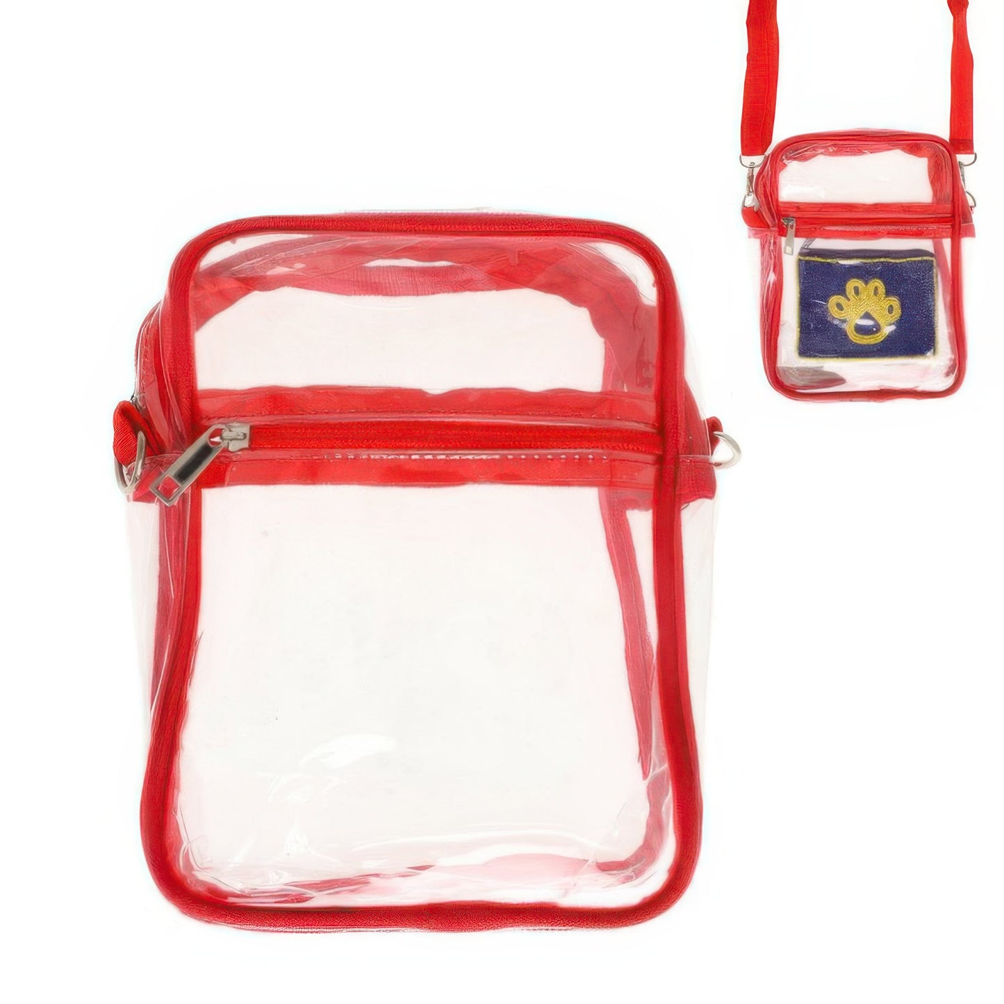 Transparent Stadium Clear Crossbody Bag - Tigbul's Variety Fashion Shop