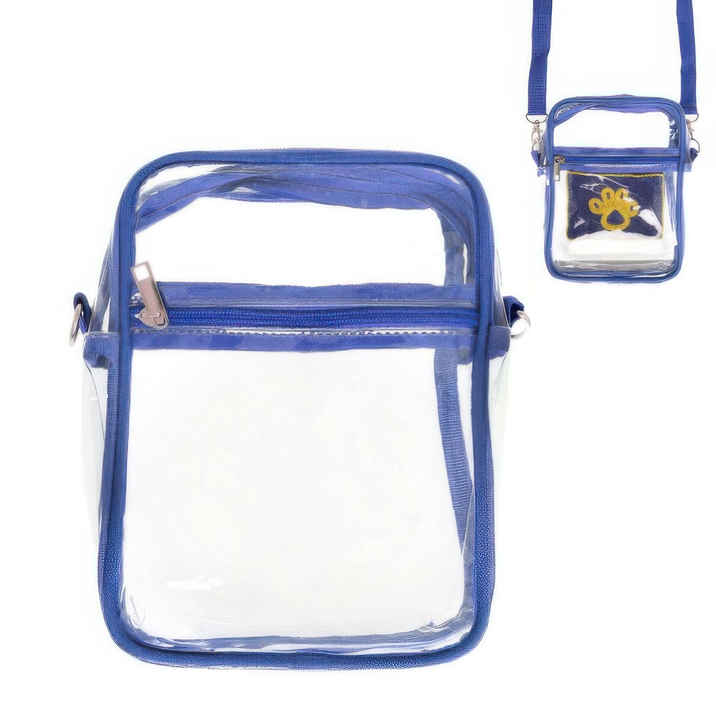 Transparent Stadium Clear Crossbody Bag - Tigbul's Variety Fashion Shop