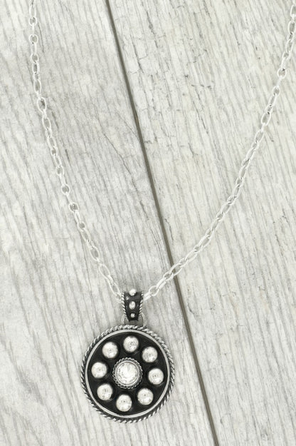 Western Jeweled Bubble Pendant Necklace - Tigbul's Variety Fashion Shop