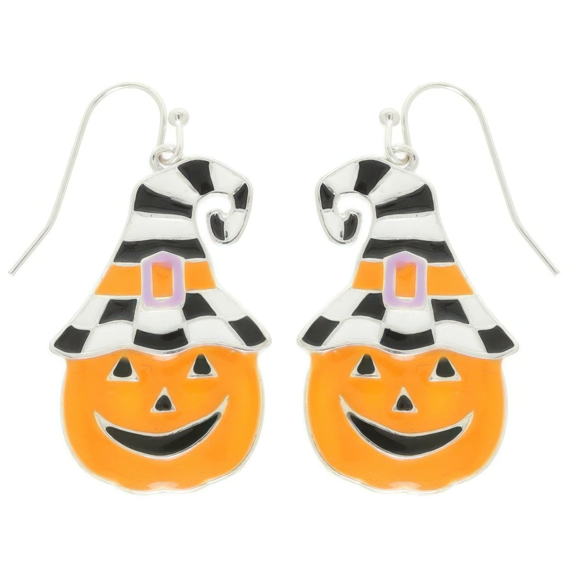 Halloween Jack-o-lantern Pumpkin Earrings - Tigbul's Variety Fashion Shop