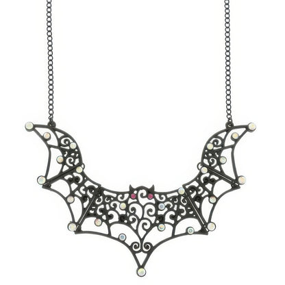 Halloween Bat Pendant Chain Necklace - Tigbul's Variety Fashion Shop