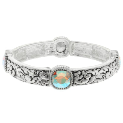 Western Crystal Stretch Bracelet - Tigbul's Variety Fashion Shop