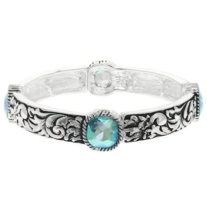 Western Crystal Stretch Bracelet - Tigbul's Variety Fashion Shop