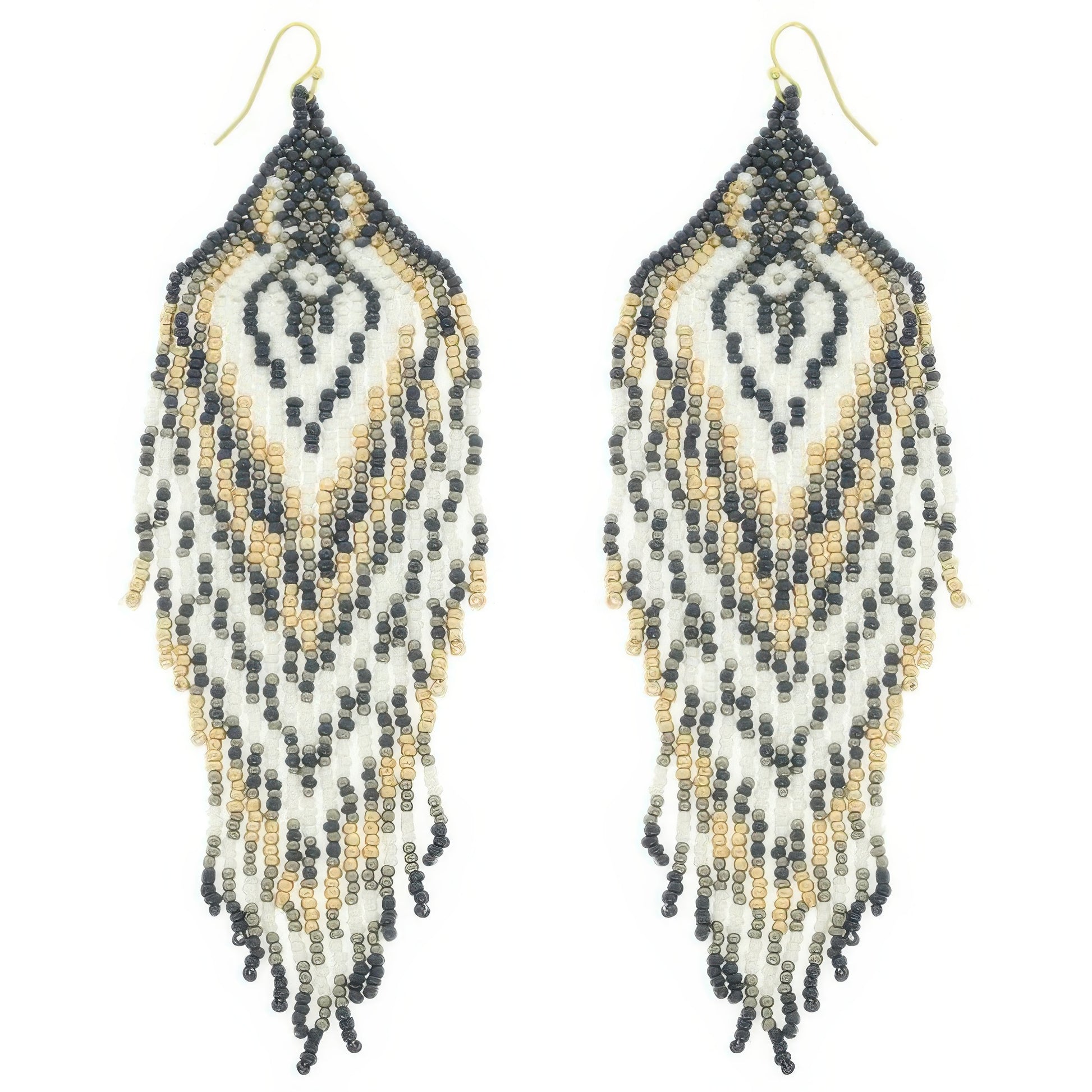 Western Fringe Seed Bead Earrings - Tigbul's Variety Fashion Shop