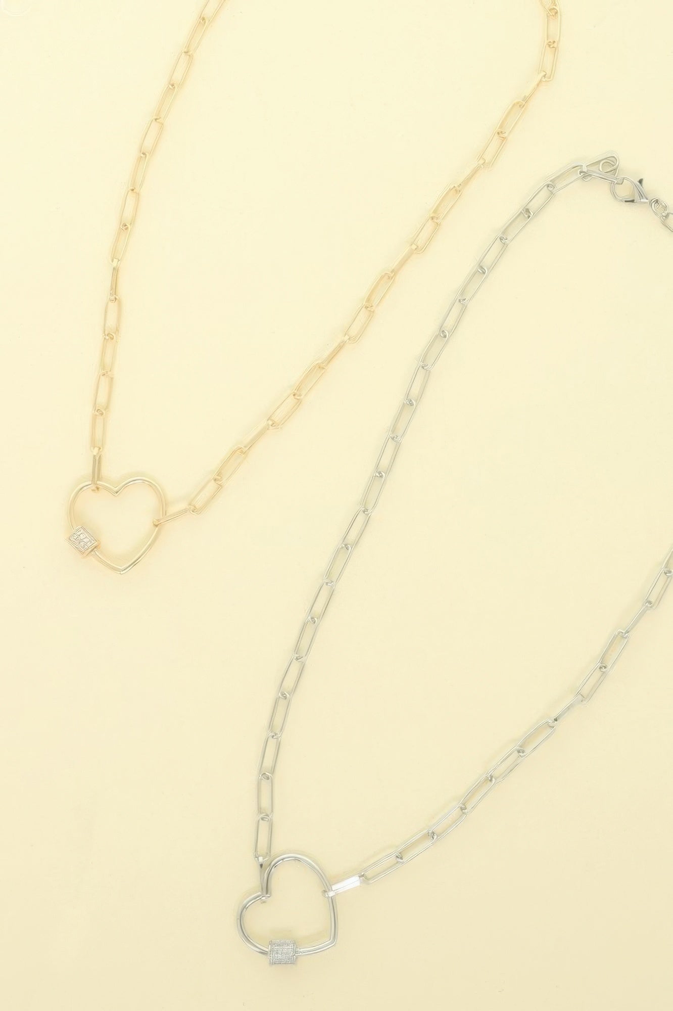 Gold Plated Heart Cutout Pendant Necklace - Tigbul's Variety Fashion Shop