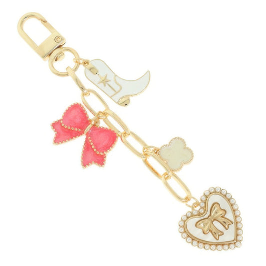 Western Theme Bag Charm Keychain - Tigbul's Variety Fashion Shop