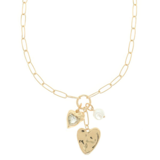 Love Theme Charm Necklace - Tigbul's Variety Fashion Shop