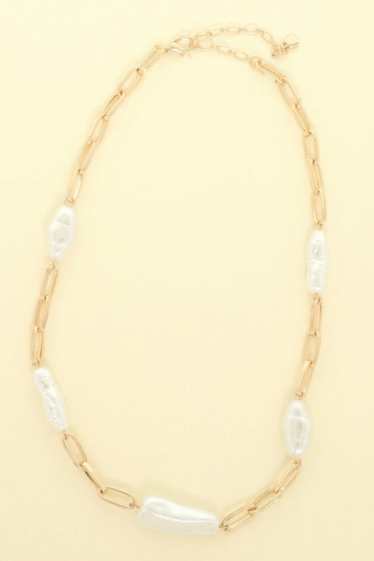 Baroque Pearl Necklace - Tigbul's Variety Fashion Shop