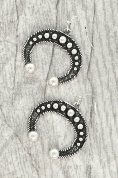 Western Squash Blossom Dangle Earrings - Tigbul's Variety Fashion Shop