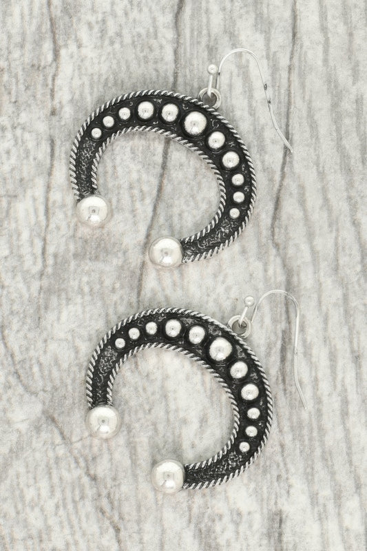 Western Squash Blossom Dangle Earrings - Tigbul's Variety Fashion Shop