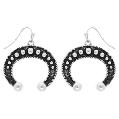 Western Squash Blossom Dangle Earrings - Tigbul's Variety Fashion Shop