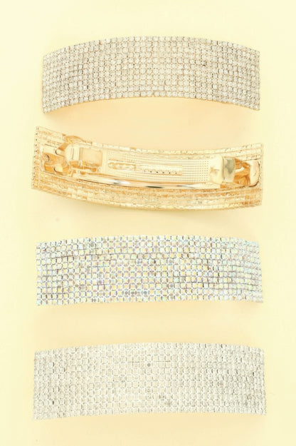 Rhinestone Embellished Hair Barrette Clip - Tigbul's Variety Fashion Shop