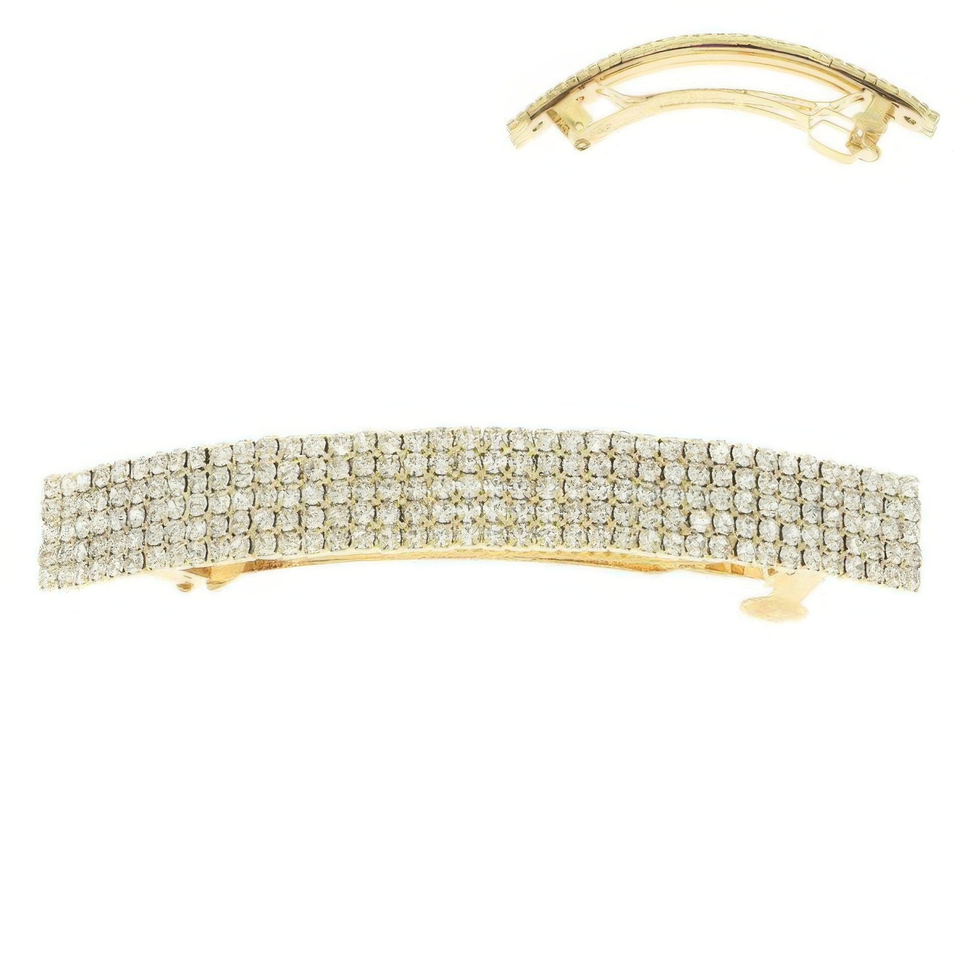 Rhinestone Embellished Hair Barrette Clip - Tigbul's Variety Fashion Shop