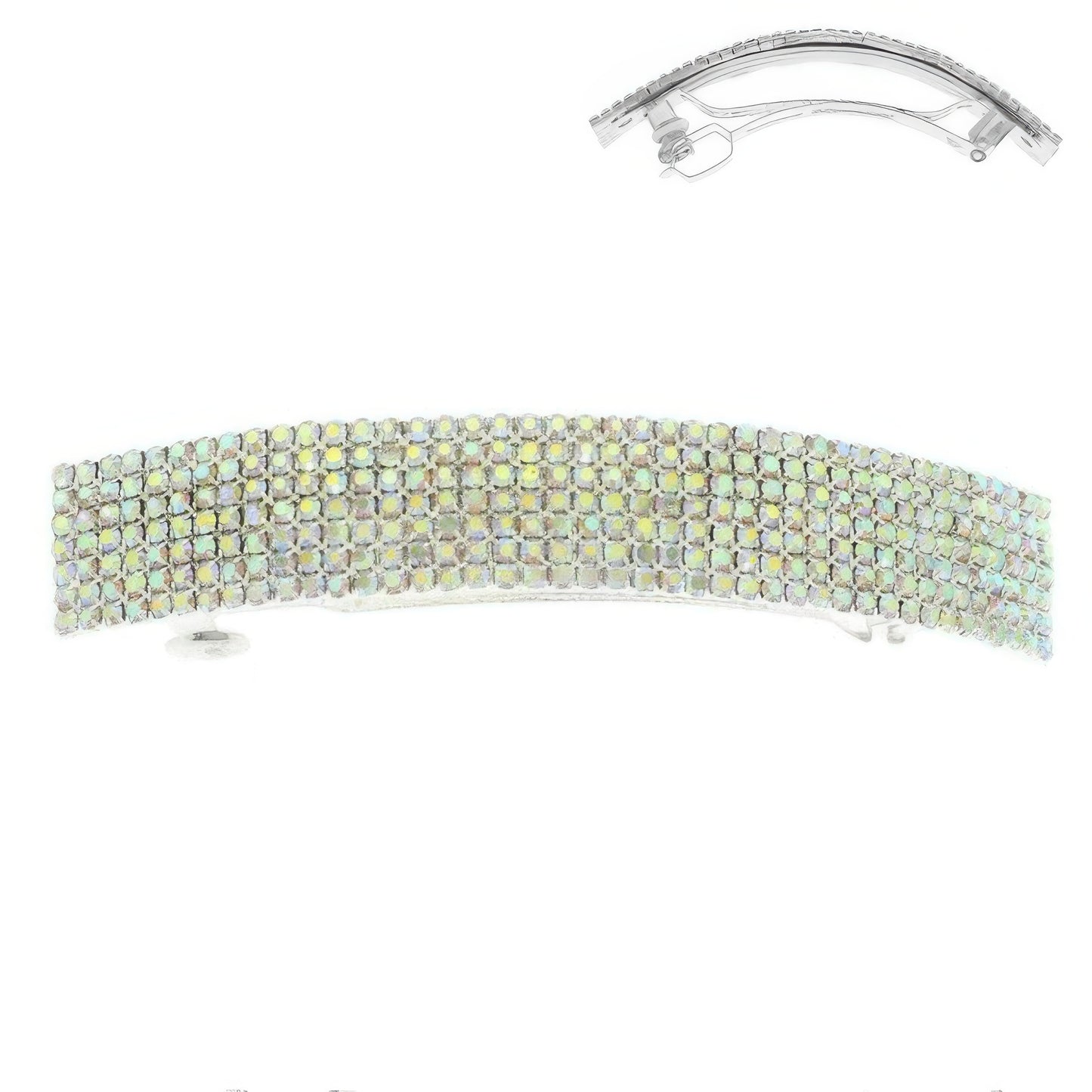 Rhinestone Embellished Hair Barrette Clip - Tigbul's Variety Fashion Shop