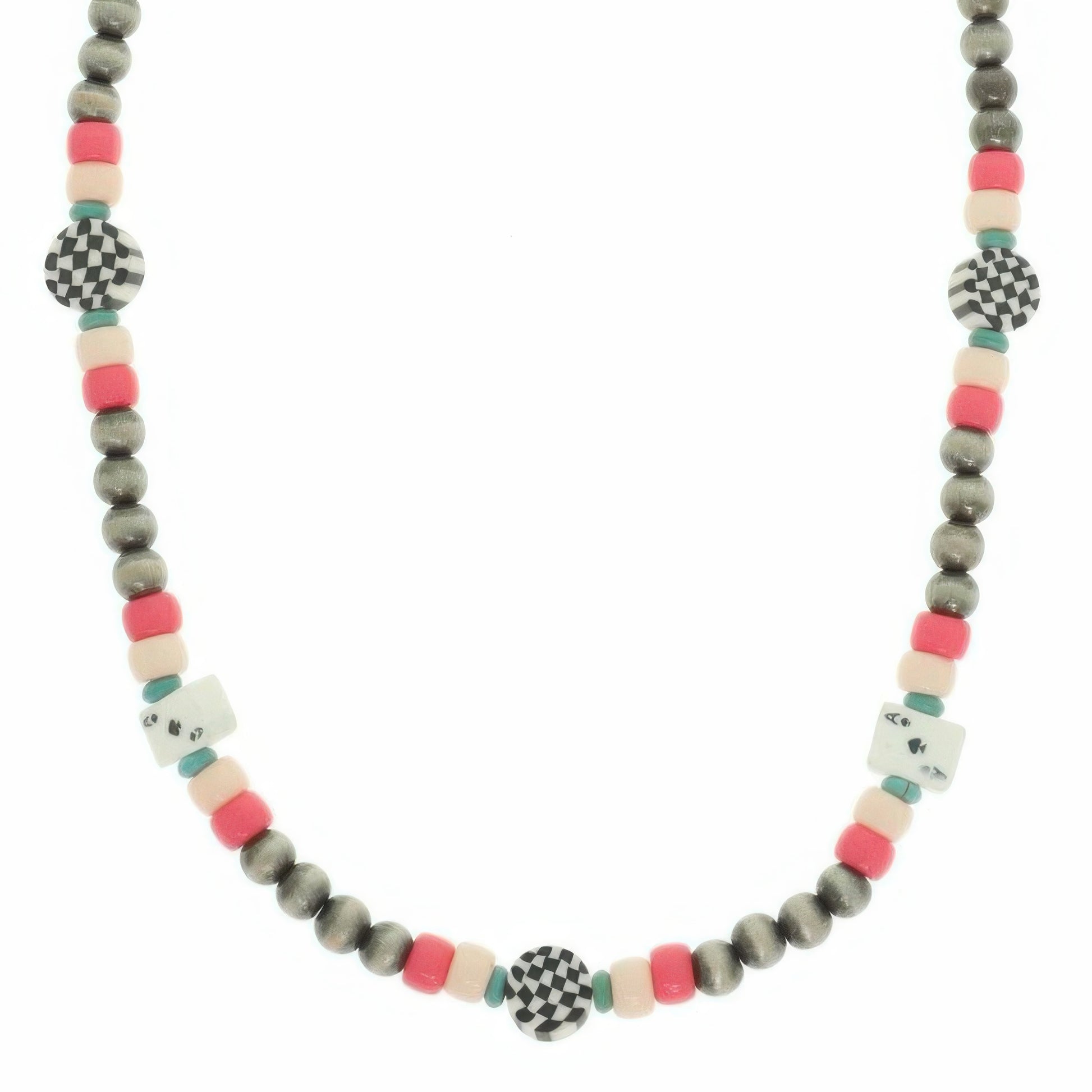 Western Theme Charm Beaded Necklace - Tigbul's Variety Fashion Shop