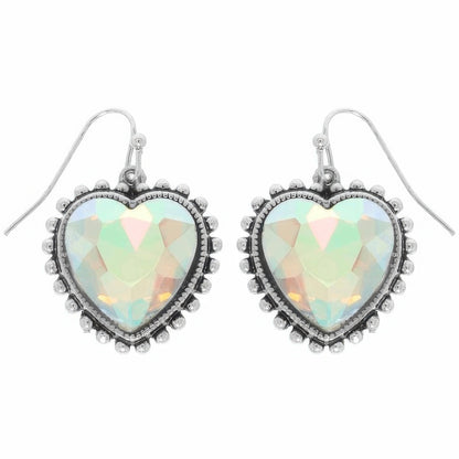 Western Heart Concho Earrings - Tigbul's Variety Fashion Shop