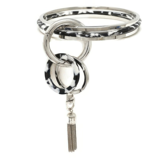 3pc Bangle Bracelet Set With Keychain - Tigbul's Variety Fashion Shop