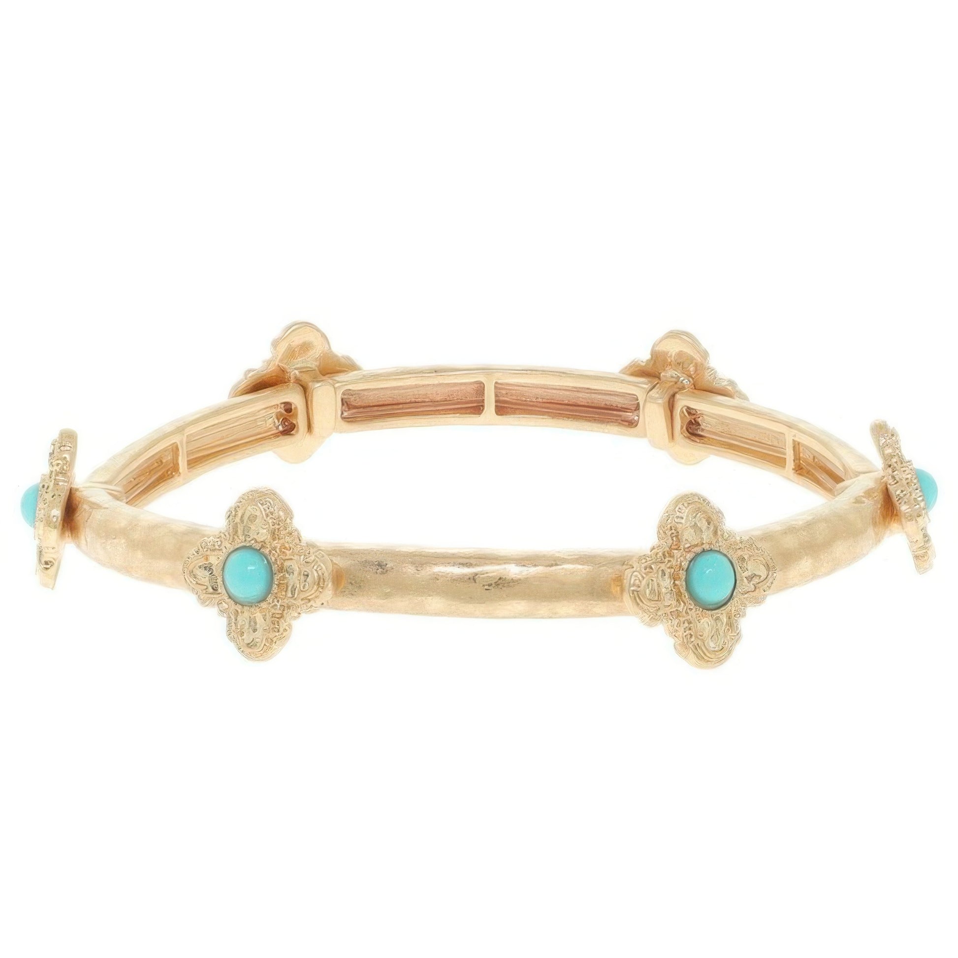 Ornate Cross Stretch Bracelet - Tigbul's Variety Fashion Shop