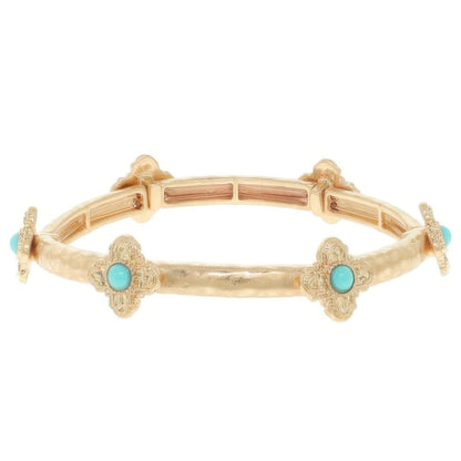 Ornate Cross Stretch Bracelet - Tigbul's Variety Fashion Shop