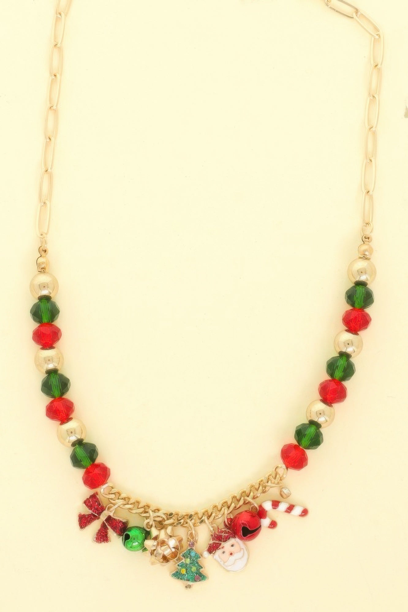 Christmas Multi Charm Necklace - Tigbul's Variety Fashion Shop