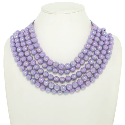Multi-strand Wood Bead Necklace - Tigbul's Variety Fashion Shop