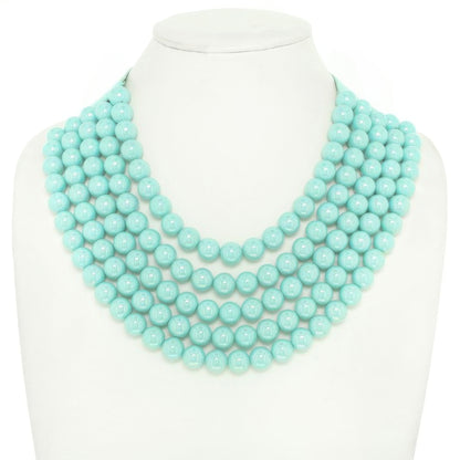 Multi-strand Wood Bead Necklace - Tigbul's Variety Fashion Shop
