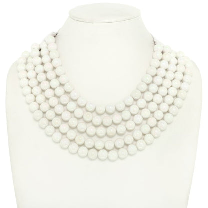 Multi-strand Wood Bead Necklace - Tigbul's Variety Fashion Shop