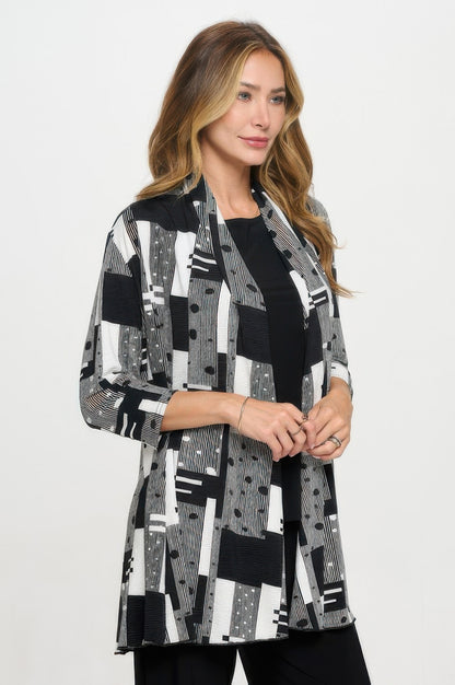 Venechia Pleated Princess Jacket - Tigbul's Variety Fashion Shop