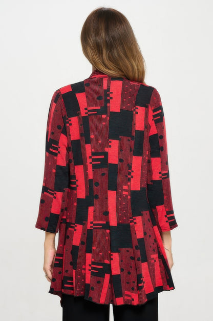Venechia Pleated Princess Jacket - Tigbul's Variety Fashion Shop