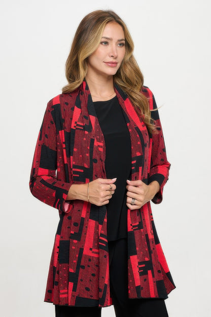 Venechia Pleated Princess Jacket - Tigbul's Variety Fashion Shop