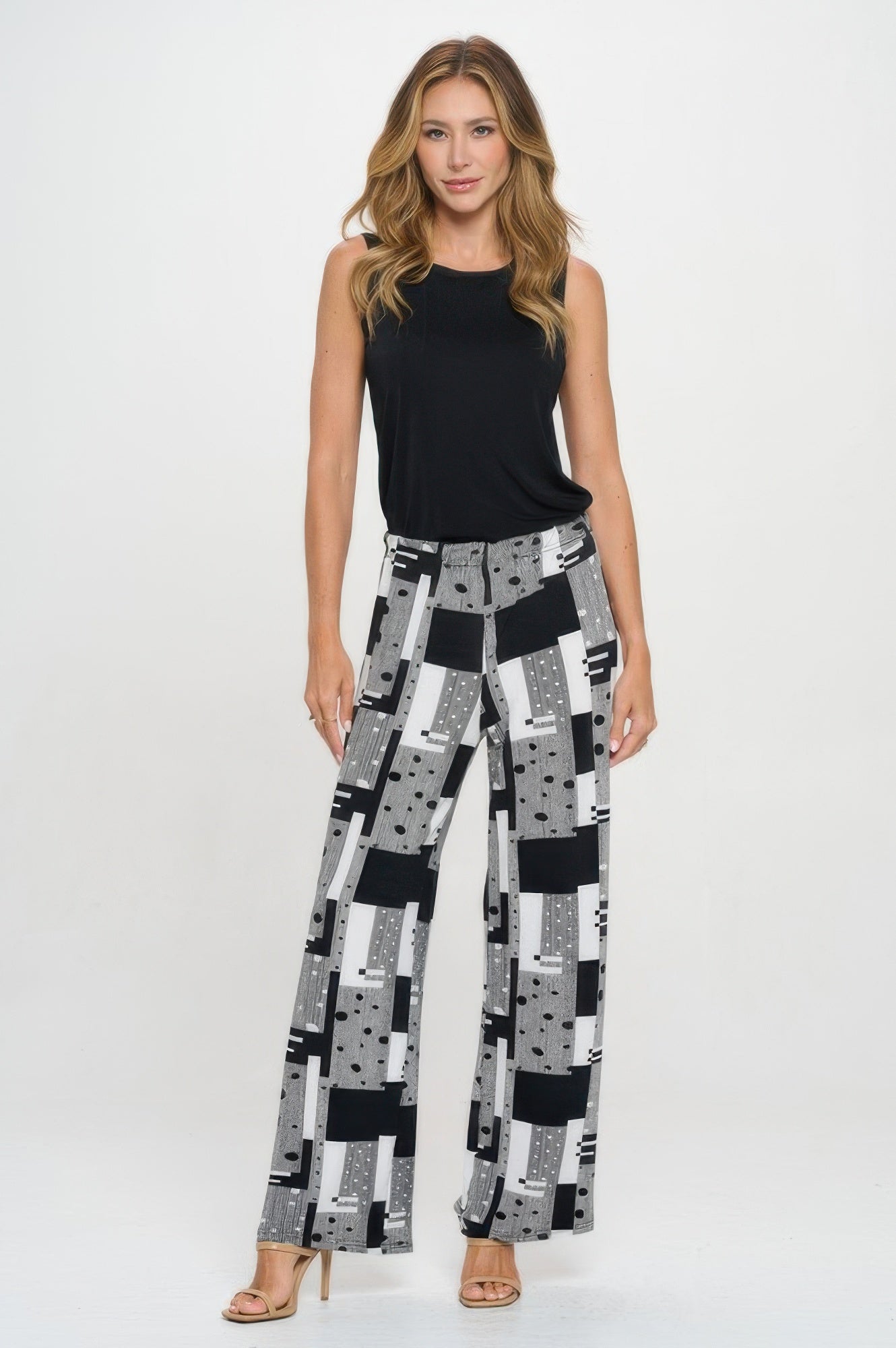 Venechia Pleated Wide Leg Pants - Tigbul's Variety Fashion Shop