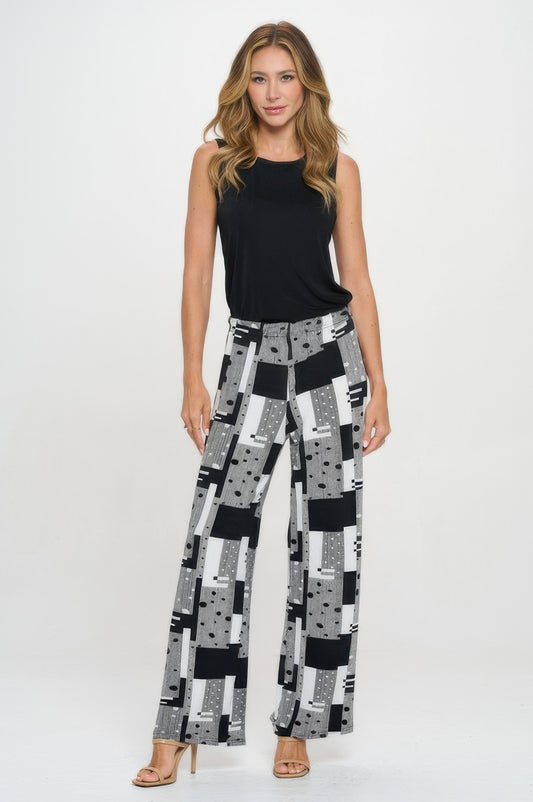 Venechia Pleated Wide Leg Pants - Tigbul's Variety Fashion Shop