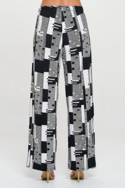 Venechia Pleated Wide Leg Pants - Tigbul's Variety Fashion Shop
