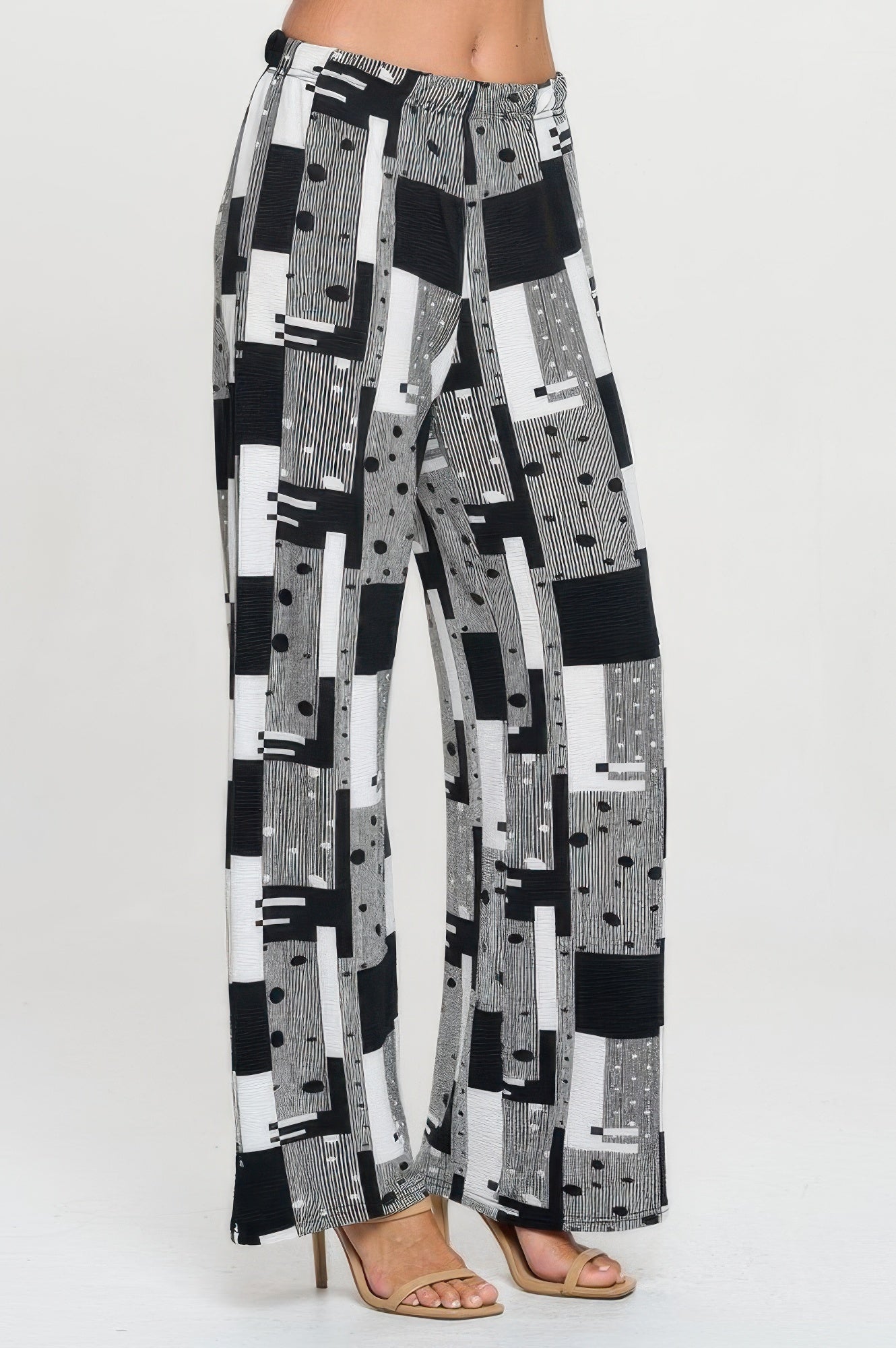 Venechia Pleated Wide Leg Pants - Tigbul's Variety Fashion Shop