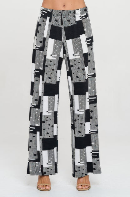 Venechia Pleated Wide Leg Pants - Tigbul's Variety Fashion Shop