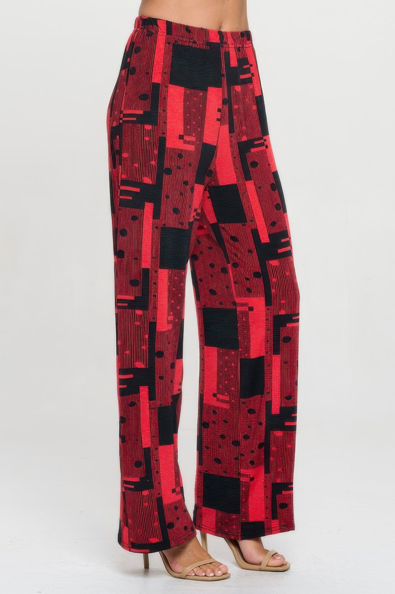 Venechia Pleated Wide Leg Pants - Tigbul's Variety Fashion Shop